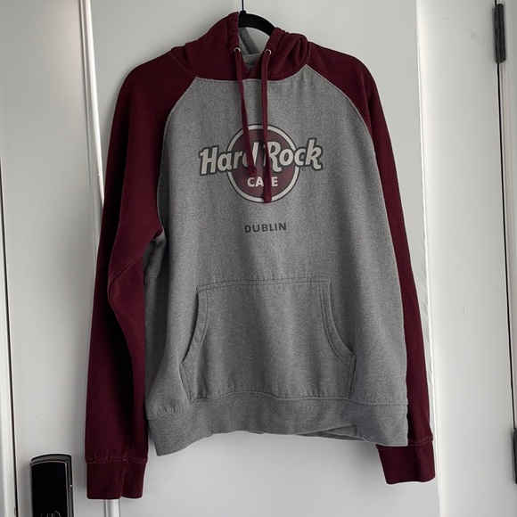Hard Rock Cafe Tops - Hard Rock brand hoodie Dublin, size large. Tub 6